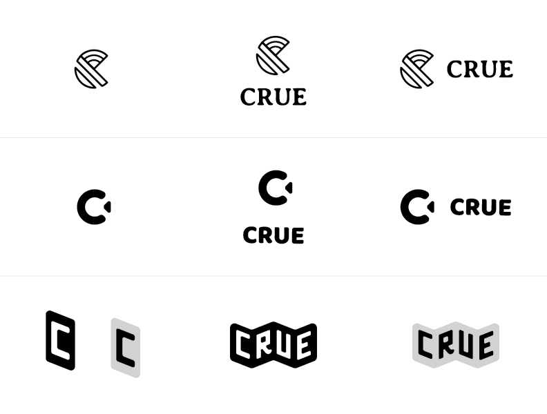 Digital logo iterations